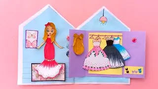 PAPER DOLLS BALLERINA DRESS UP DRAWING & PLAYING PAPER CRAFT / PAPER DOLLS /how to make paper bolles