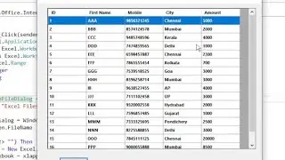 How to Import Excel file into datagridview - VB.net 
