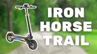 Riding my Circooter Electric Scooter Through the Iron Horse Trail at 45kmh