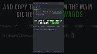python trick 3/50: invert dictionary 🤔👍 #codinghacks #python