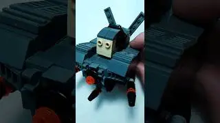 Astro Toilet Mothership made of Lego 