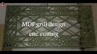 Mdf Grill Cutting ~ scm cnc ~ Artcam 2017 By - GS Zone