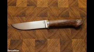 Восстановление интересного ножа. Сталь М390, рукоять из айронвуда.