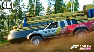 Forza Horizon 4 - All 5 Showcase Events (Hovercraft, Train, Bikes, Jet and Halo Special)
