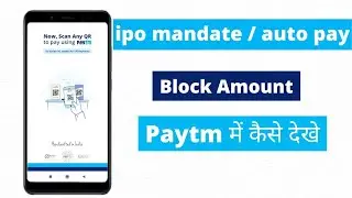 how to check ipo mandate in paytm