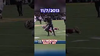 Top 14 BIGGEST CFB HITS IN HISTORY! Pt. 1 