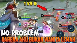 1 vs 5 Bukan Masalah Karena Aku Bukan Wanita Lemah! Build Miya Tersakit 2022