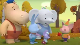 Лучшие серии про осень! Сборник - Тима и Тома 🐘! - Мультики для детей.