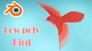 How to make a Stylized Low poly Bird in Blender 2.93 | Blender Beginner Tutorial