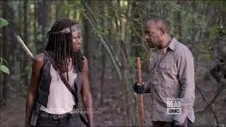 Talking Dead (Fear) - Lennie James (Morgan) on the protein bar scene