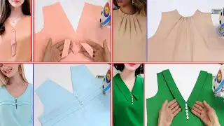 4 Simple Tricks for Cutting and Sewing Collar Neck Designs for Beginners