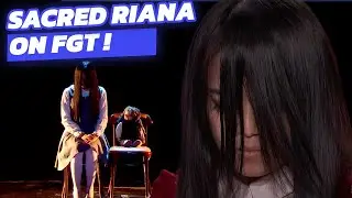 TERRIFYING AUDITION! The Sacred Riana scary magic on France's Got Talent 2022