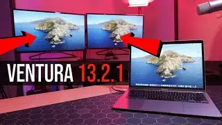 Apple MacBook Air to External Displays Setup | MacOS Ventura 2023