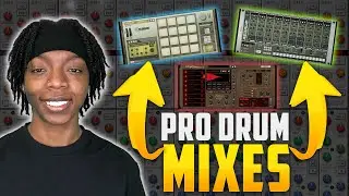 Getting Crispy Drum Mixes With Samplers - Separate Mix Channels Kong, Redrum, and Umpf