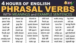 4 Hours Of English Phrasal Verbs | Master Daily English Conversations