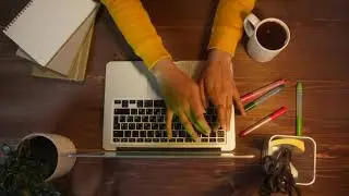 Works Laptop Green Screen video footage