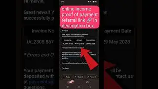 referral link proof of income | online earning
