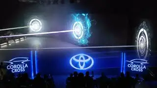 TOYOTA ile Türkiye’deki İLK LAZER MAPPING & 3D Video Mapping & Senkron ışık Şovu