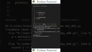Assertion Errors In Python | Python Tutorial