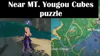 Cubes puzzle Genshin impact Near Mt. Yougou