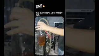 This is how fast a V8 engine drinks fuel