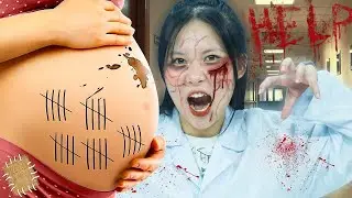 Zombie Apocalypse Survival Hacks.. Rescue Doll Pregnant - Very Sad Story FNF vs Squid Game Real Life