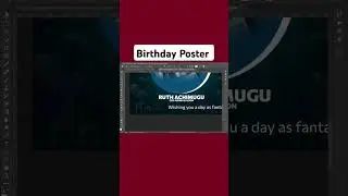 Birthday Poster Design 