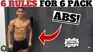 PAANO MAGKAROON NG SIX PACK ABS 😱 | 6 RULES FOR 6 PACK ABS | MGA SOLUSYON PARA MATANGAL ANG TABA!! 👌