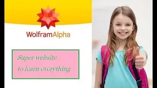 Every Student Must Know About This Site/Search Engine | Wolframalpha