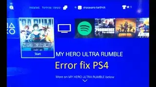 How to fix My Hero Ultra Rumble error in PS4