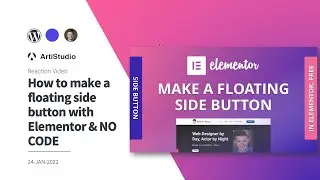 FAB Reacts : How to make a floating side button with Elementor & NO CODE