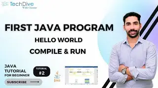 Java first program (compile and run) | Install Eclipse IDE | Tutorial #2