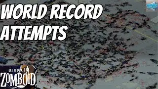 Project Zomboid Vanilla Default Apocalypse World Kill Record Attempts - Livestream 2