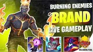 BURNING The Enemy With Brand! - Wild Rift HellsDevil Plus Gameplay