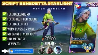 NEW - Script Skin Benedetta Starlight No Password | Full Effect Voice | Patch Terbaru
