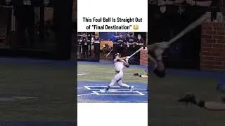 McNeese State Baseball Coach NARROWLY Ducks Foul Ball To His Head