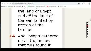 Bible Reading #Genesis Ch 47#KJV #learning #english #bible #audiobook #wordofgod #reading Video 321