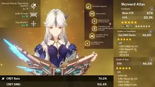 Ningguang Main DPS C6 | 3.8 Spiral Abyss Floor 12 | Genshin Impact