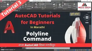 Polyline Command AutoCAD | AutoCAD Tutorial for Beginners | #3