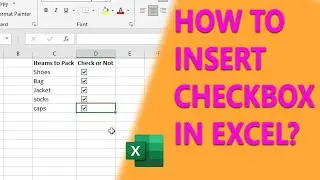 How to Insert Checkbox in Excel - Excel TIPS - Presentation - Tek Talk