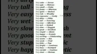 Avoid use of very | Learn English