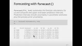 Forecasting with ARIMA models