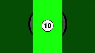 10 seconds timer | countdown green screen 