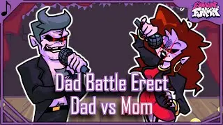 Dad Battle Erect pero es Dad vs Mom | Friday Night Funkin