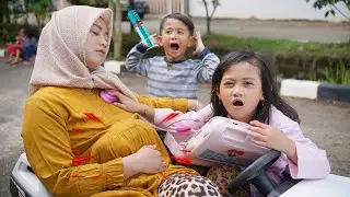 DRAMA ANAK Main dokter dokteran Periksa ibu hamil | Ali vlog
