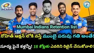 MI retention strategy in Telugu || హిట్ మాన్ను వదులుకుంటే అన్ ఫాలో బటన్ పై మరొకసారి ఒకటే హిట్టింగ్