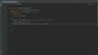 Thread Sleep method  in JAVA