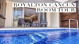 Royalton Cancun Luxury Jr Suite Swim Out Room Tour | THE STEWART VLOG