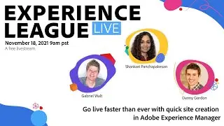 Go live faster than ever, with quick site creation in Adobe Experience Manager