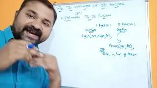 fgets() || fputs() || File I/O operations in c || Unformatted file I/O functions ||  Files In C